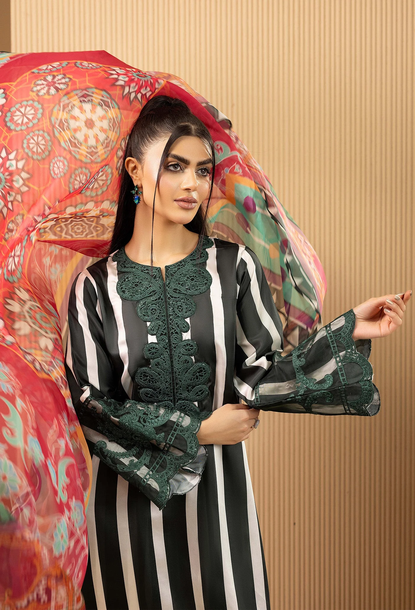 Adan Libas Emb Silk 7546 Silk Collection 2025 - Image 2