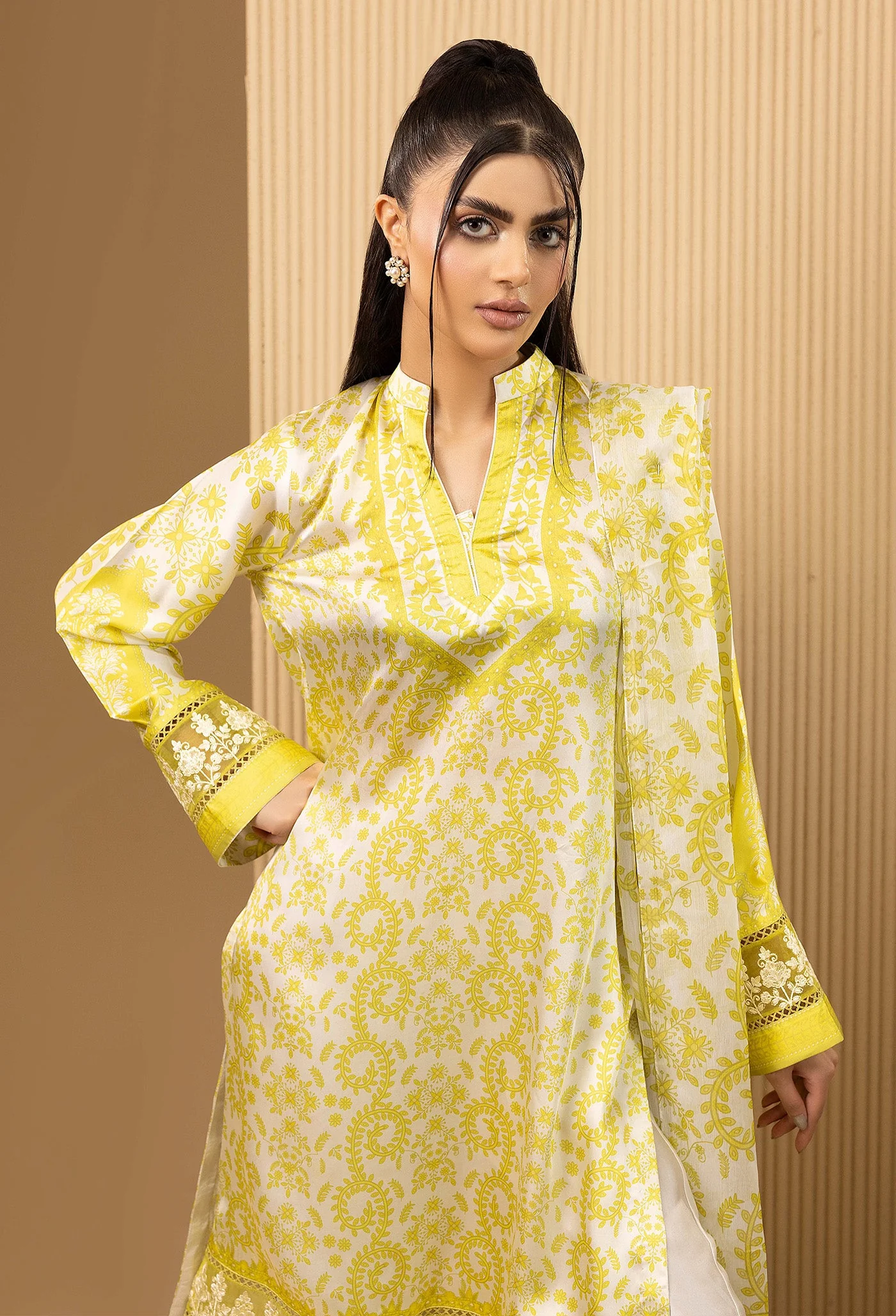 Adan Libas Emb Silk 7548 Silk Collection 2025 - Image 2