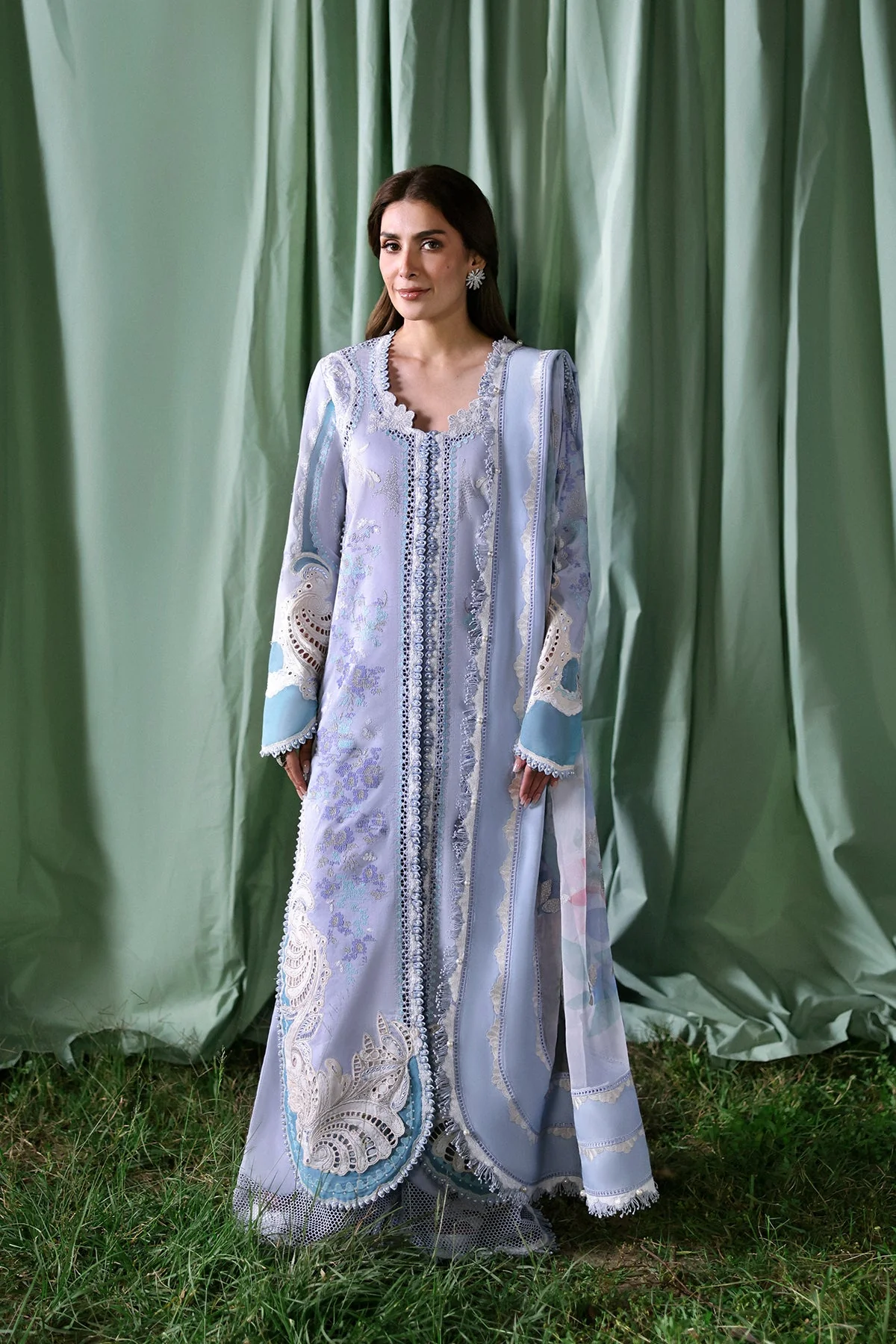 Afrozeh Chloris A-Lawn Luxury Edit 2026
