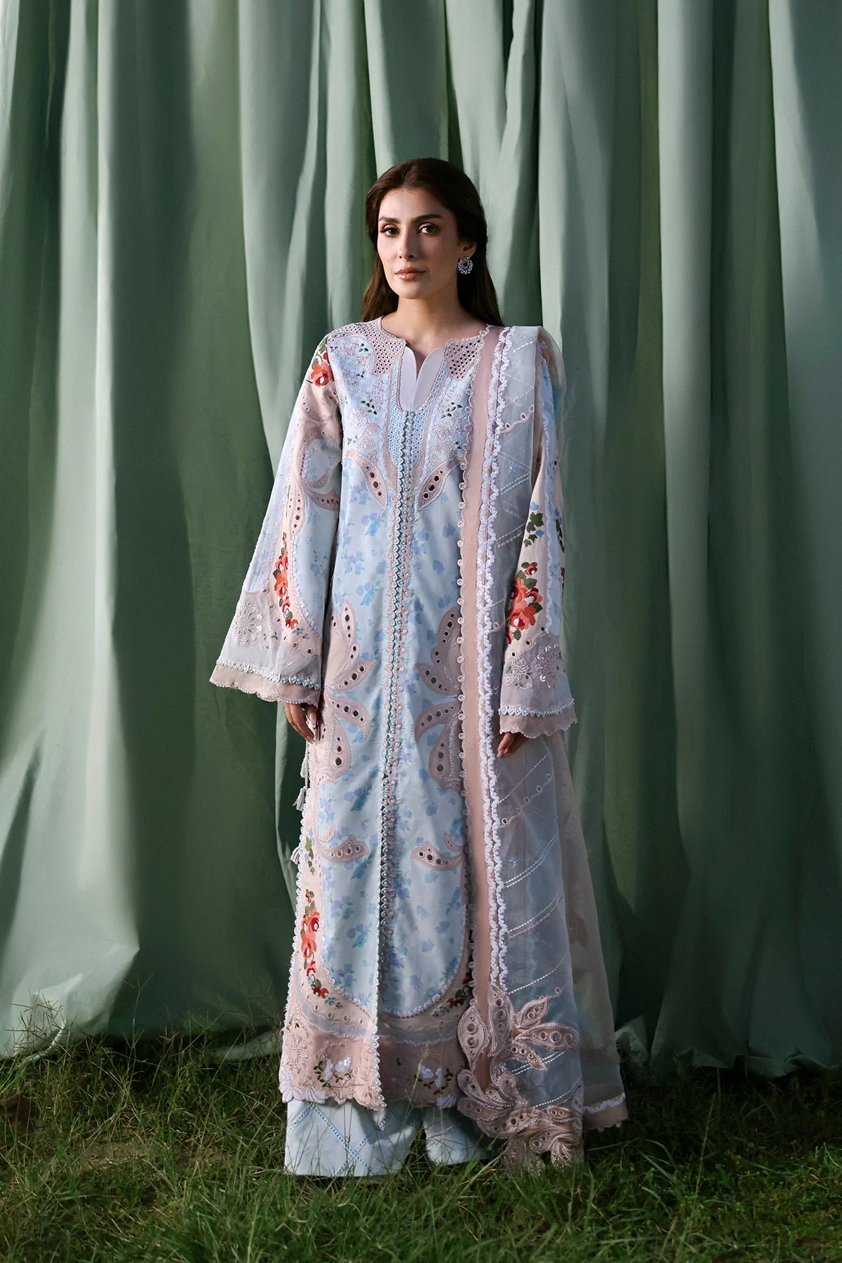 Afrozeh Eirene A-Lawn Luxury Edit 2026