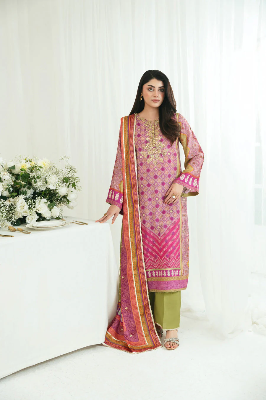 Agha Noor Hoorain Silk Formal Silk Pret 2026