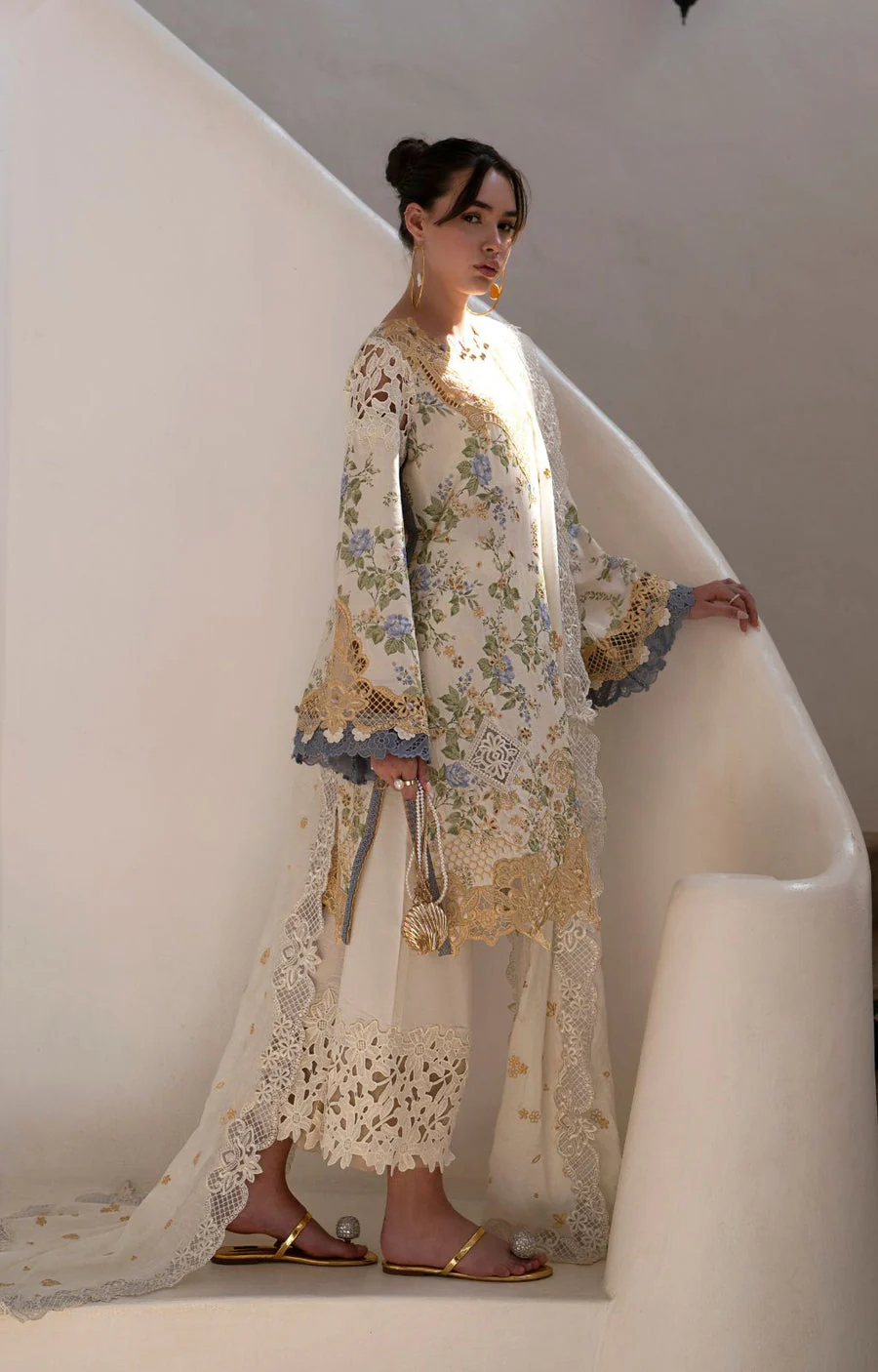 AJR Couture Maze Printkari Lawn 2025 - Image 2