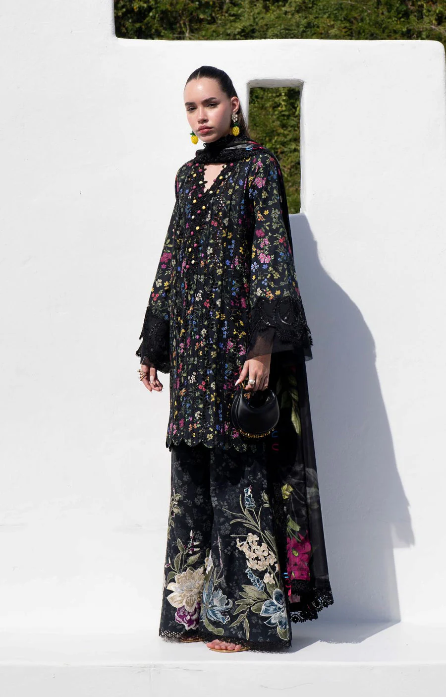 AJR Couture Midnight Flora Printkari Lawn 2025 - Image 2