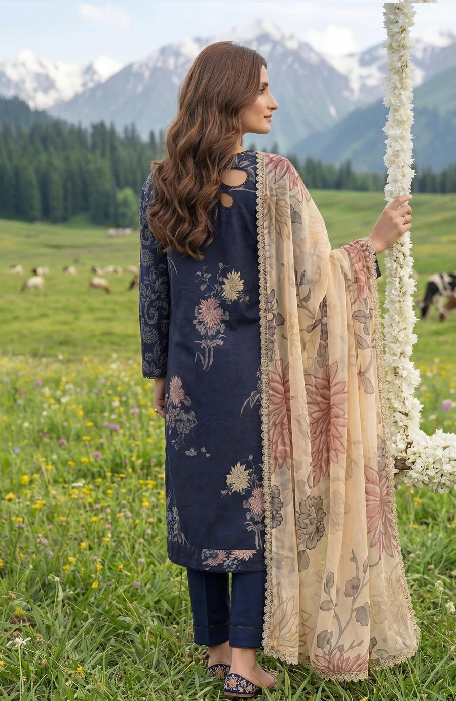 Al Zohaib CDC-26-03 Colors Lawn With Chiffon Dupatta 2026 - Image 2