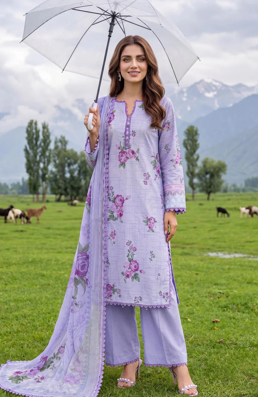 Al Zohaib CDC-26-06 Colors Lawn With Chiffon Dupatta 2026