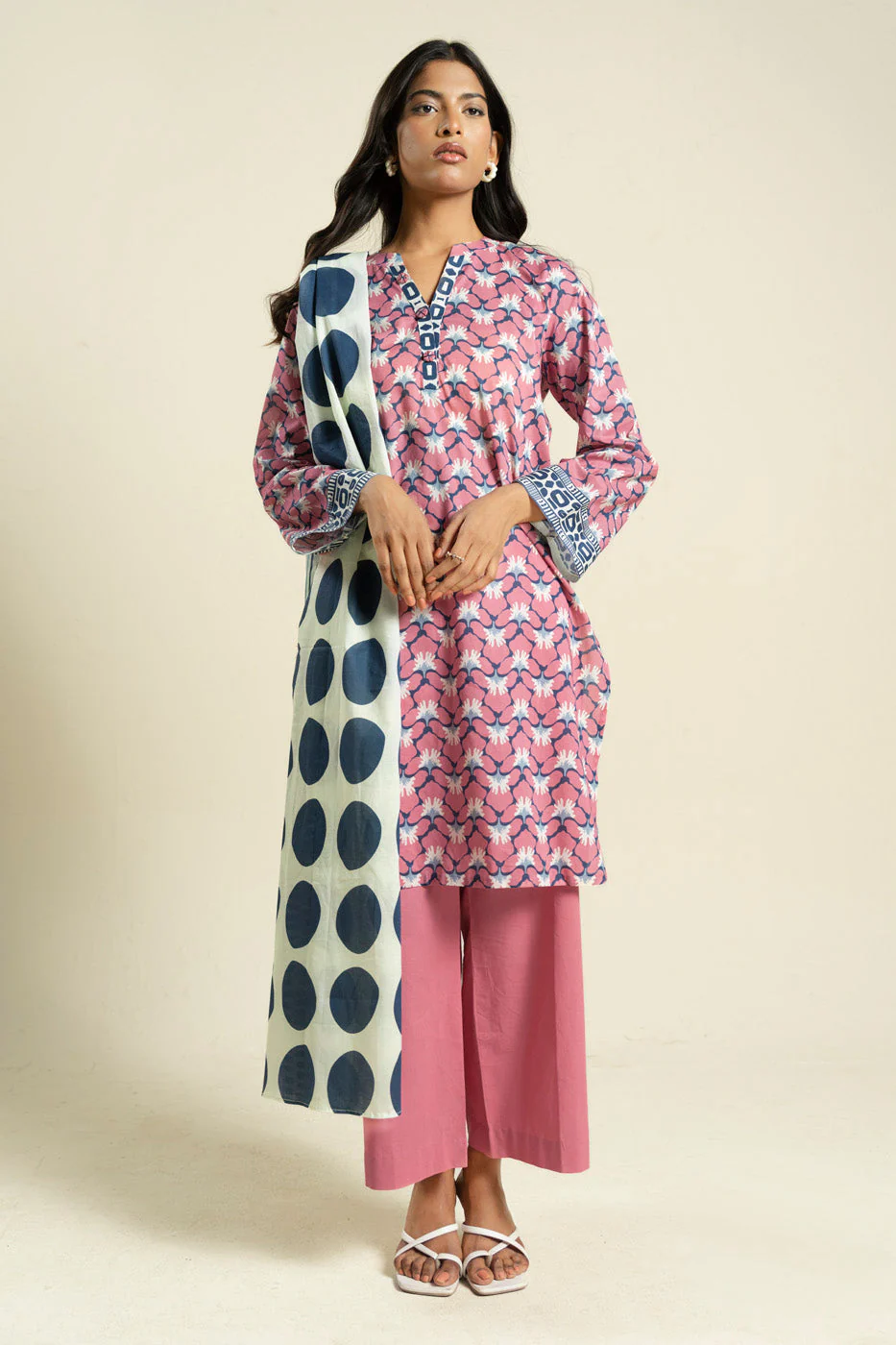 AlKaram Br34 2p26 Navy Blue Spring Summer 2026