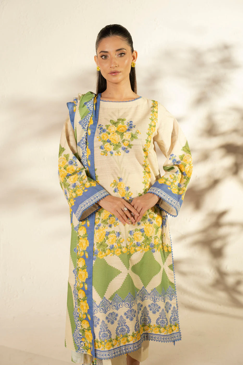 Alkaram FW-149-25-2-Beige Winter Collection 2025 - Image 2