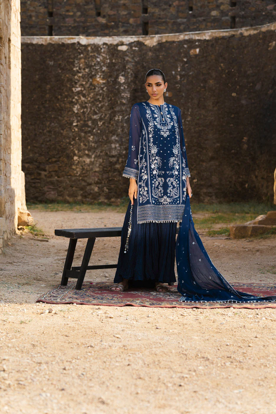 Alkaram LW-10-25-Navy-Blue Hello Winter Woman 2026