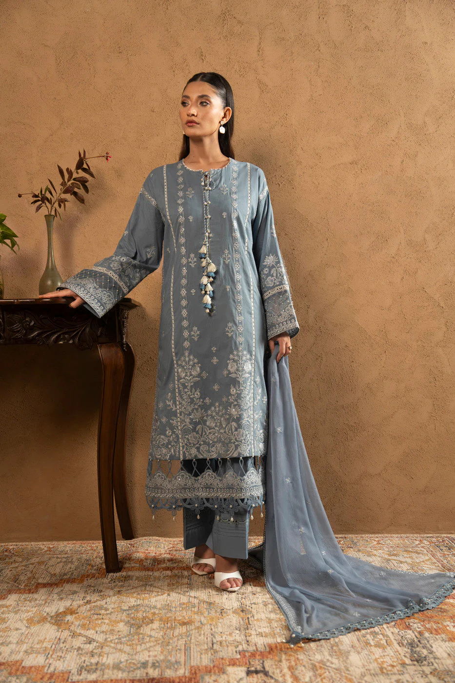 Alkaram M-24-26-Grey Meraki 2026