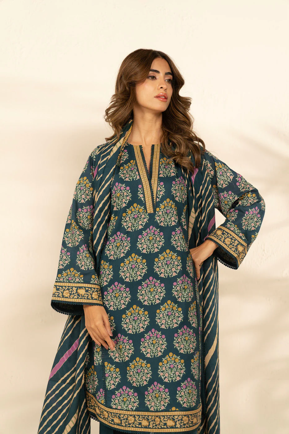 Alkaram MS-69-1-25-1-Blue Mid Summer Collection 2025 - Image 2