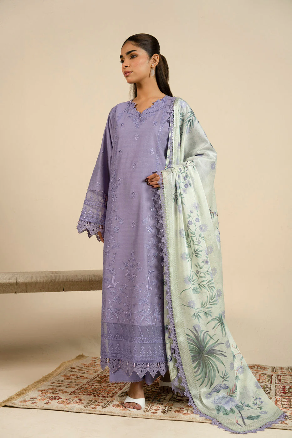 Alkaram SF-04-26 Purple RTS Signature Festive 2026