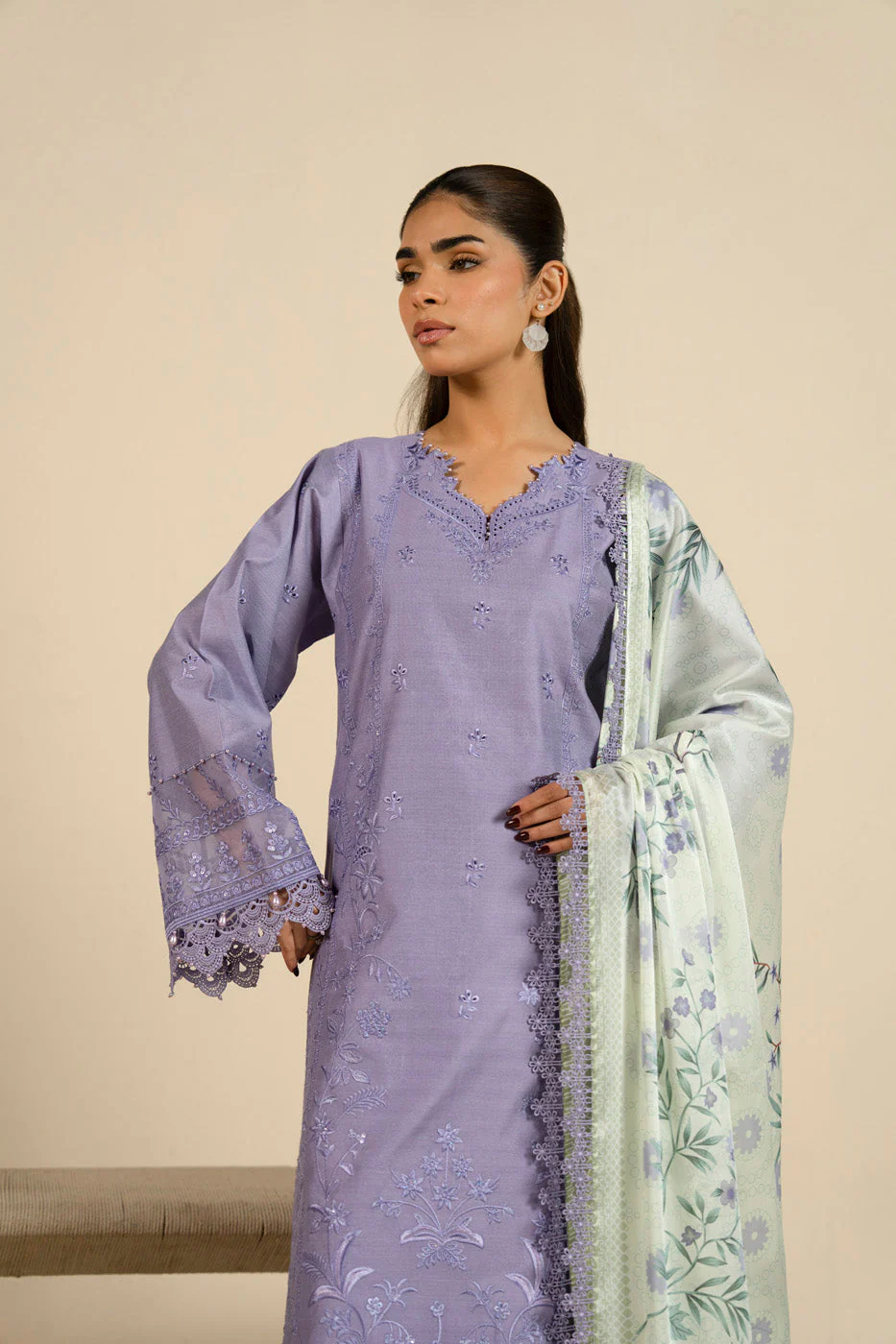 Alkaram SF-04-26 Purple RTS Signature Festive 2026 - Image 2