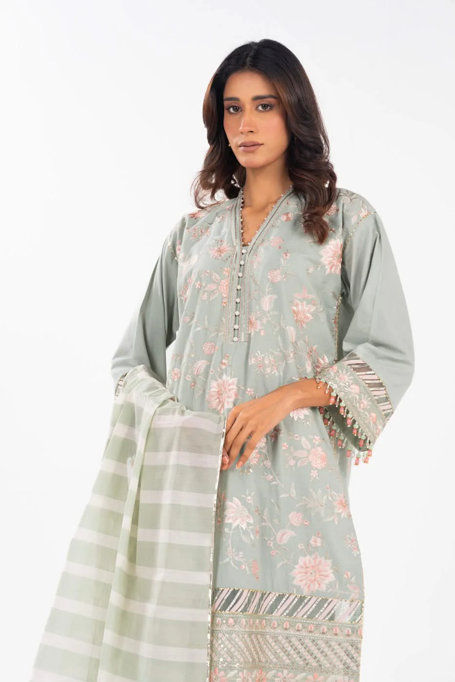 Alkaram Studio FC-33n-25-Mint Festive Summer 2025 - Image 2