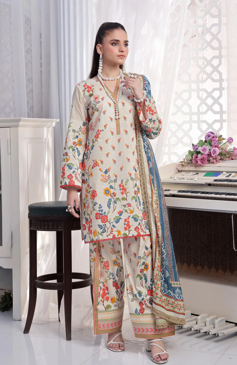 Alzohaib CC-4-25-03 Coco Cords Digital Printed Vol-4 2025