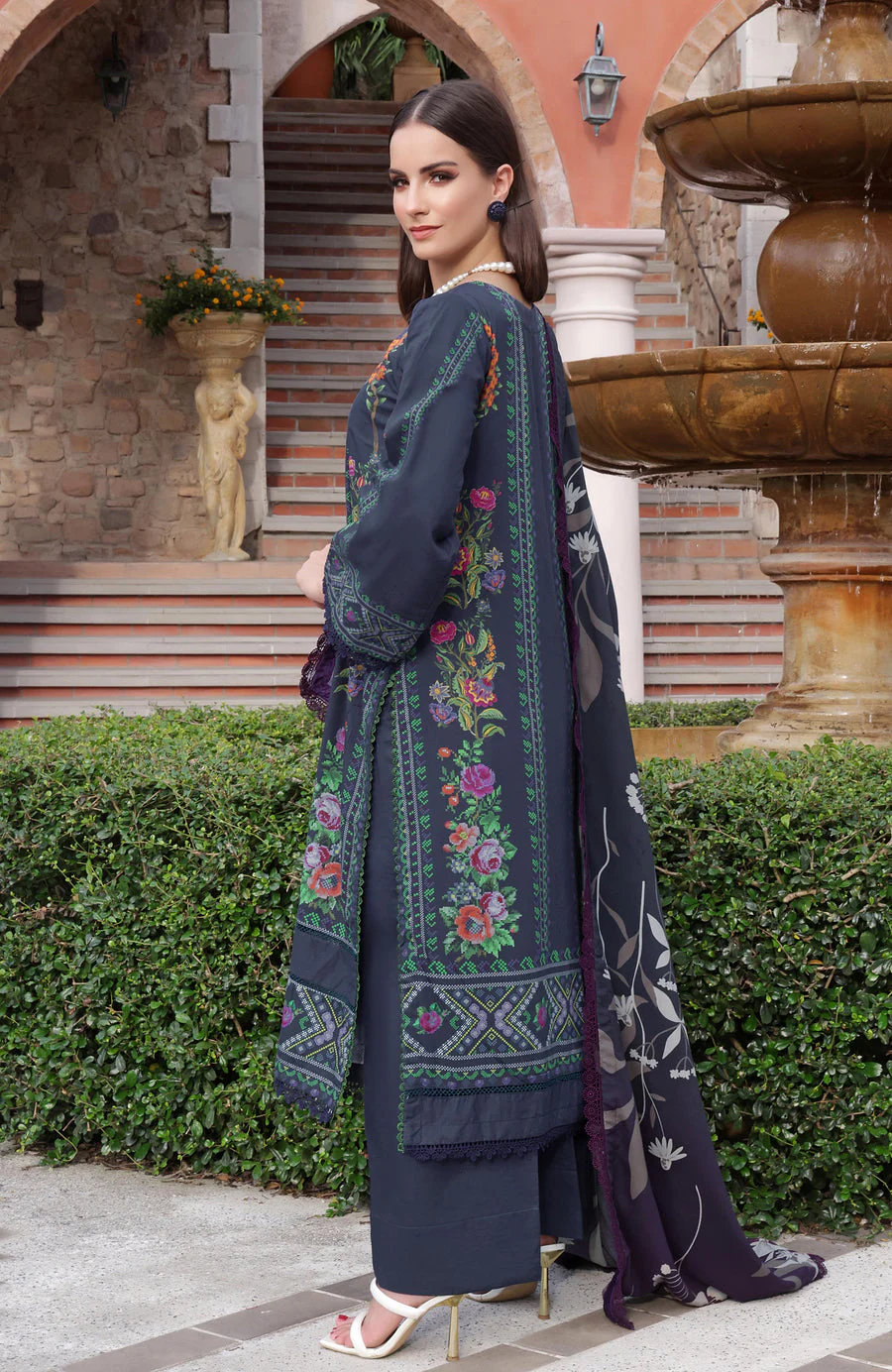 Alzohaib CDL-25-02 Color Digital Printed Linen Edition 2025 - Image 2