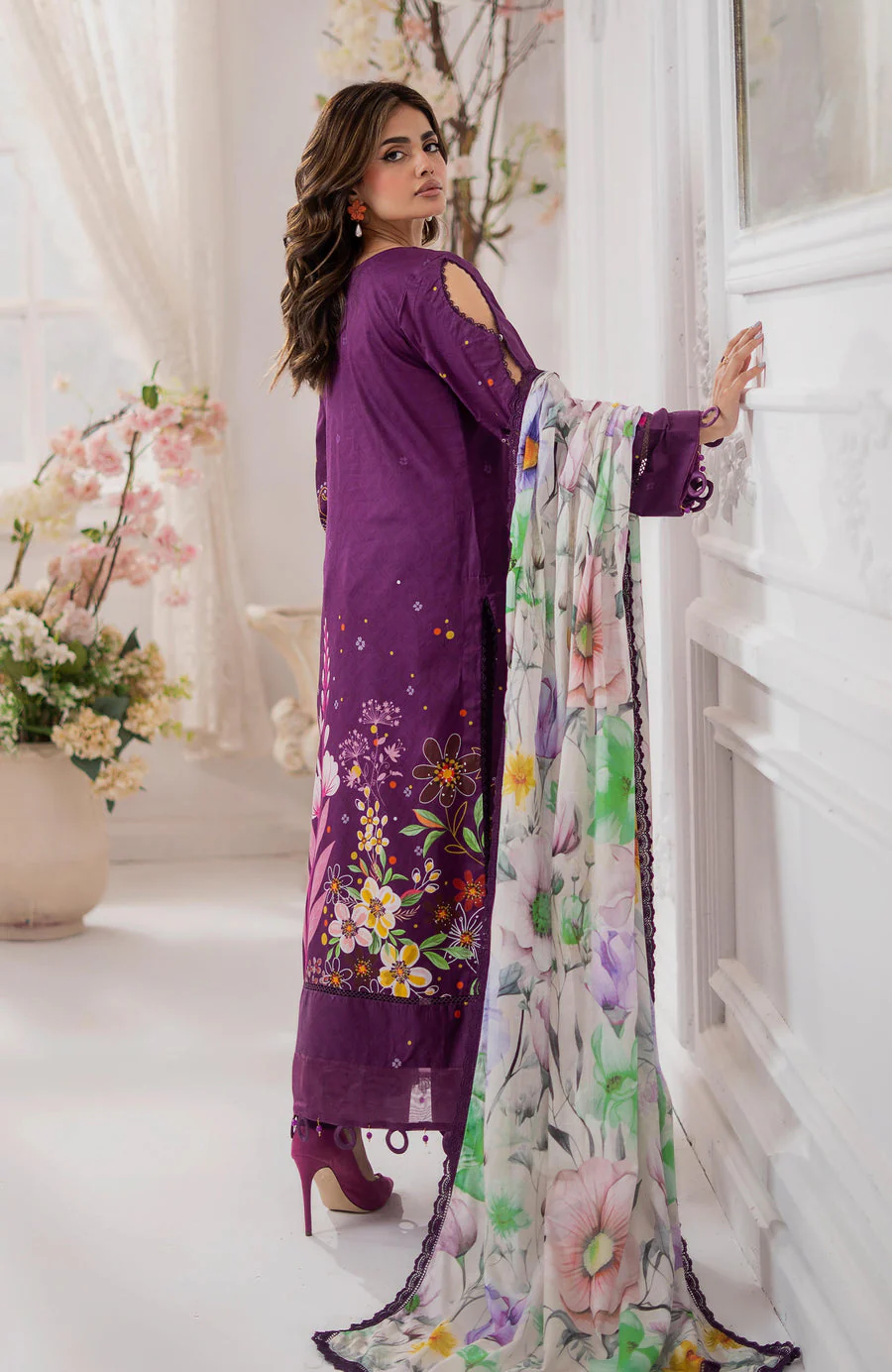 Alzohaib SCS-25-10 Sunshine Bloom Cotton Silk 2025 - Image 2