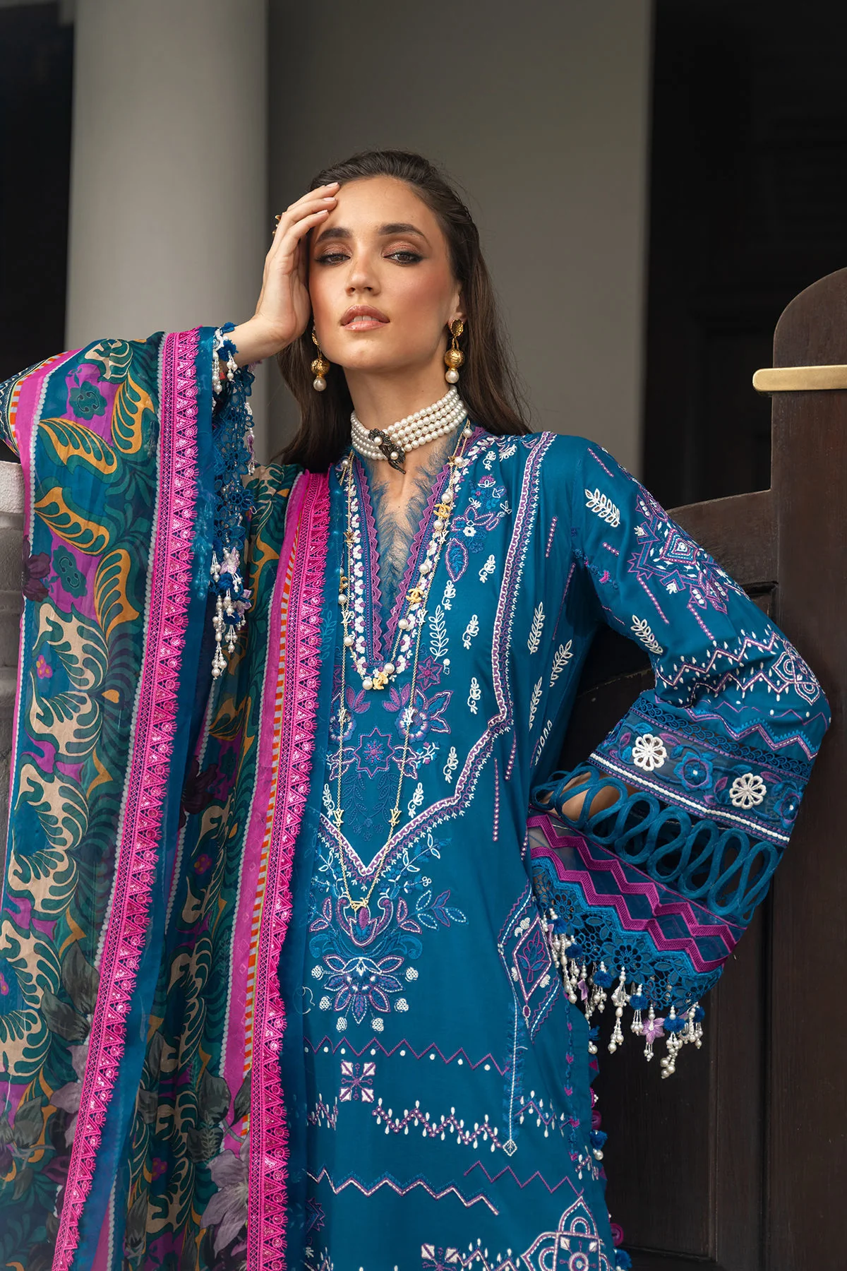 Annus Abrar Seraya Neroli Luxury Lawn 2026 - Image 2