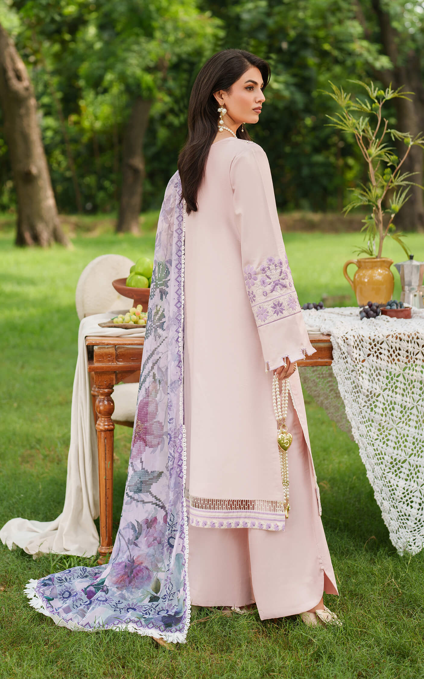 Asifa N Nabeel Elysian Petals ECU25-08 Eden Cambric 2025 - Image 2