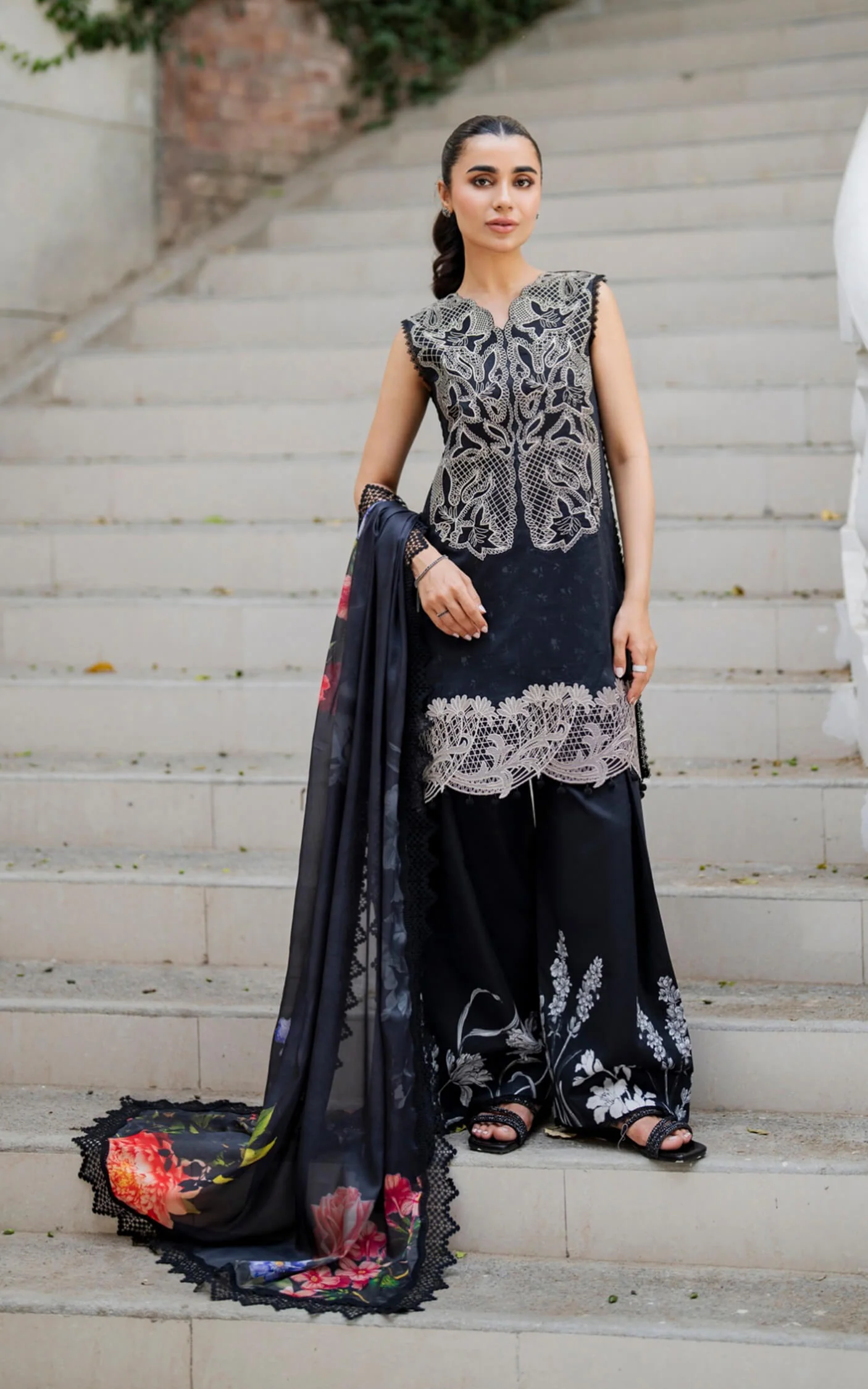 Asifa N Nabeel Wildflower Whimsy MSSL-06 Meraki Summer 2026