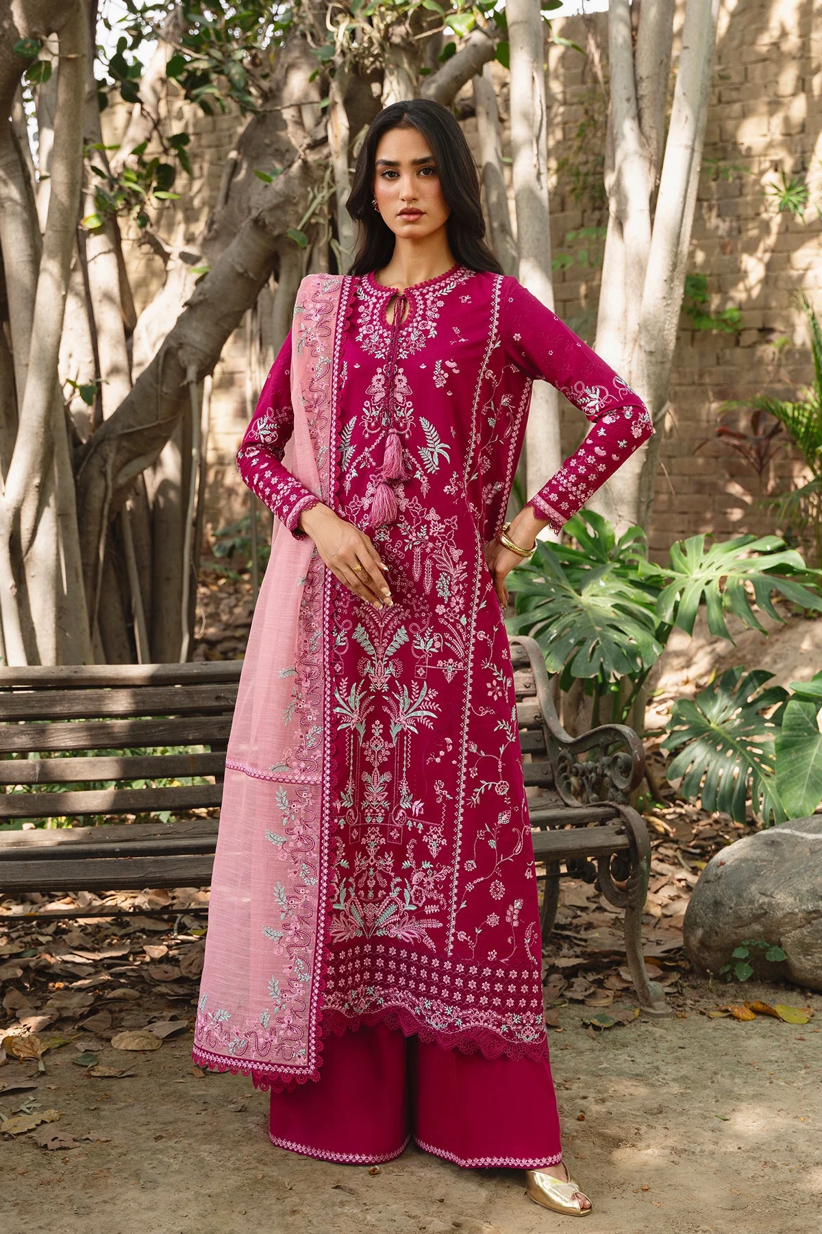 Ayzel Bloom Whisper Embrodered Lawn 2026