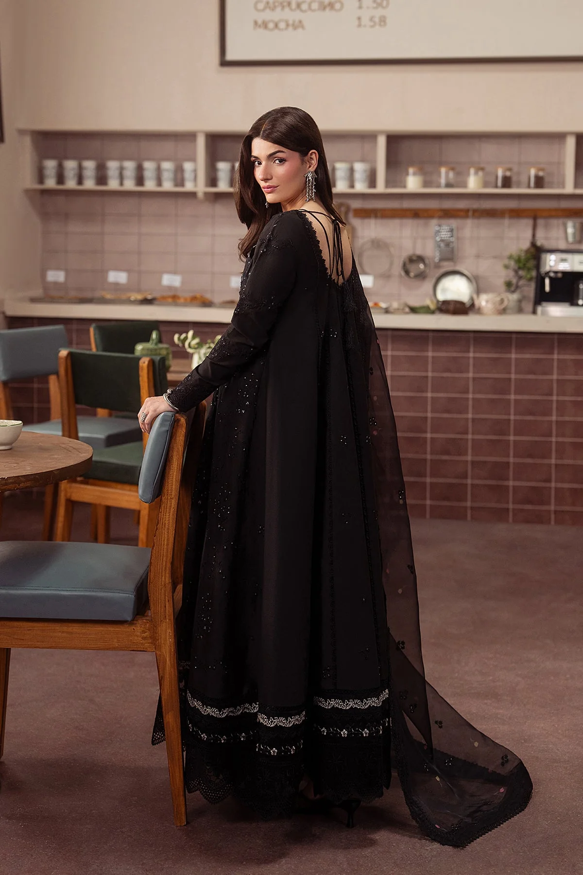 Ayzel Sepia The Brewed Luxury Lawn 2026 - Image 2