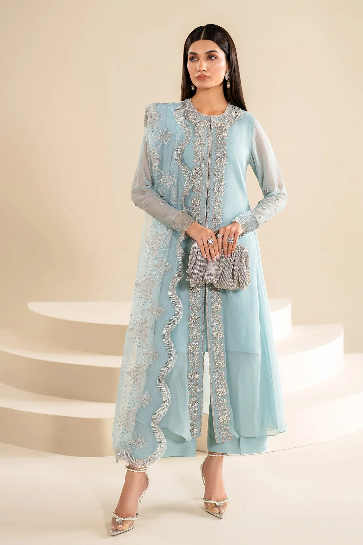 Baroque Embroidered Chiffon PR-922 Formal Pret 2024