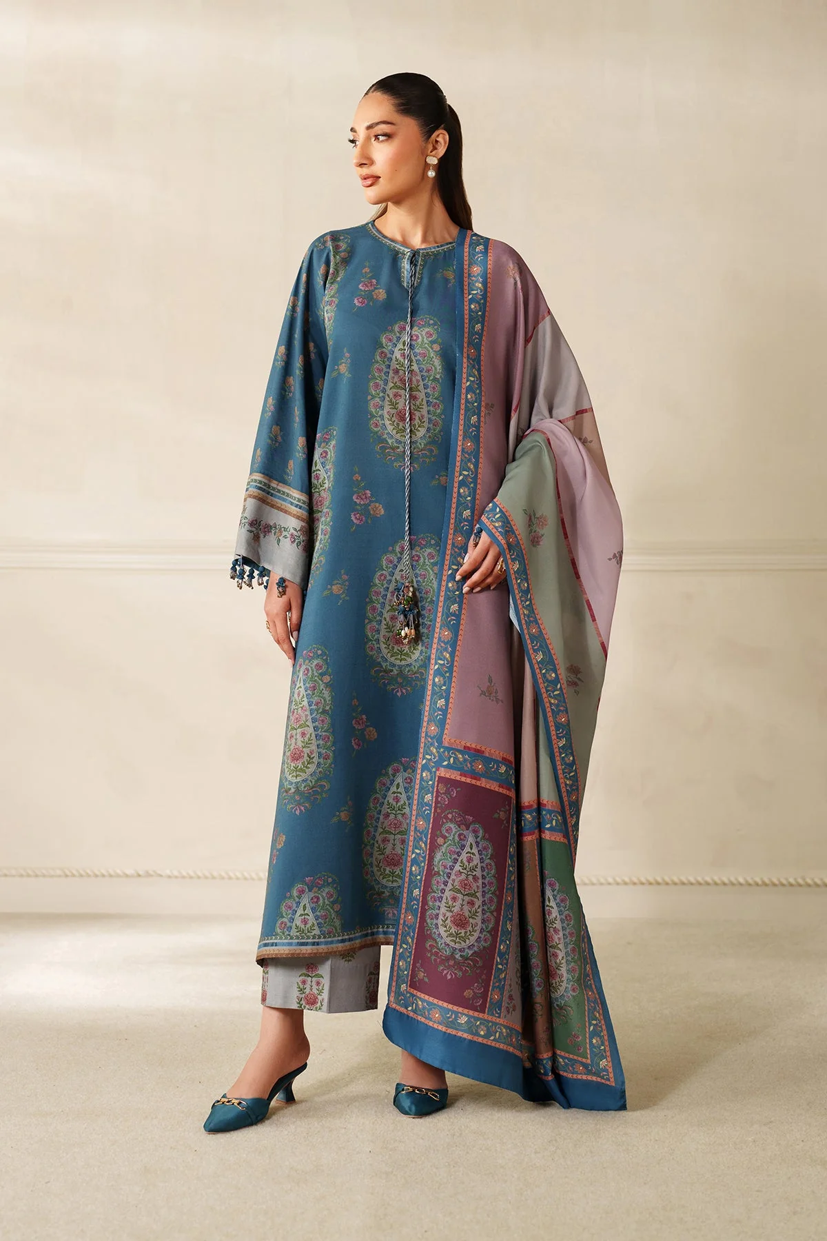 Baroque UF-4340 Khaddar Winter Collection 2025