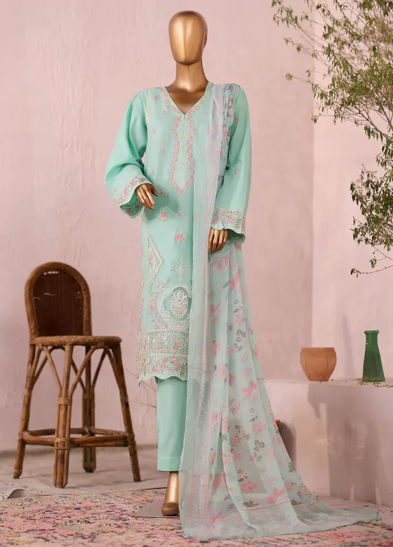 Bin Saeed LF-2532-EMB Digital Printed Embroidered Suits 2025