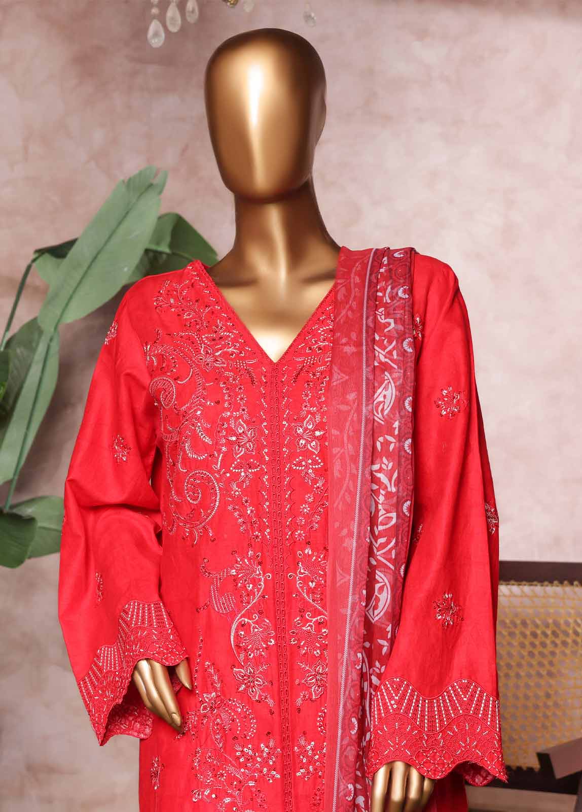 Bin Saeed NSM-PC-039 Digital Printed Embroidered Suits 2025