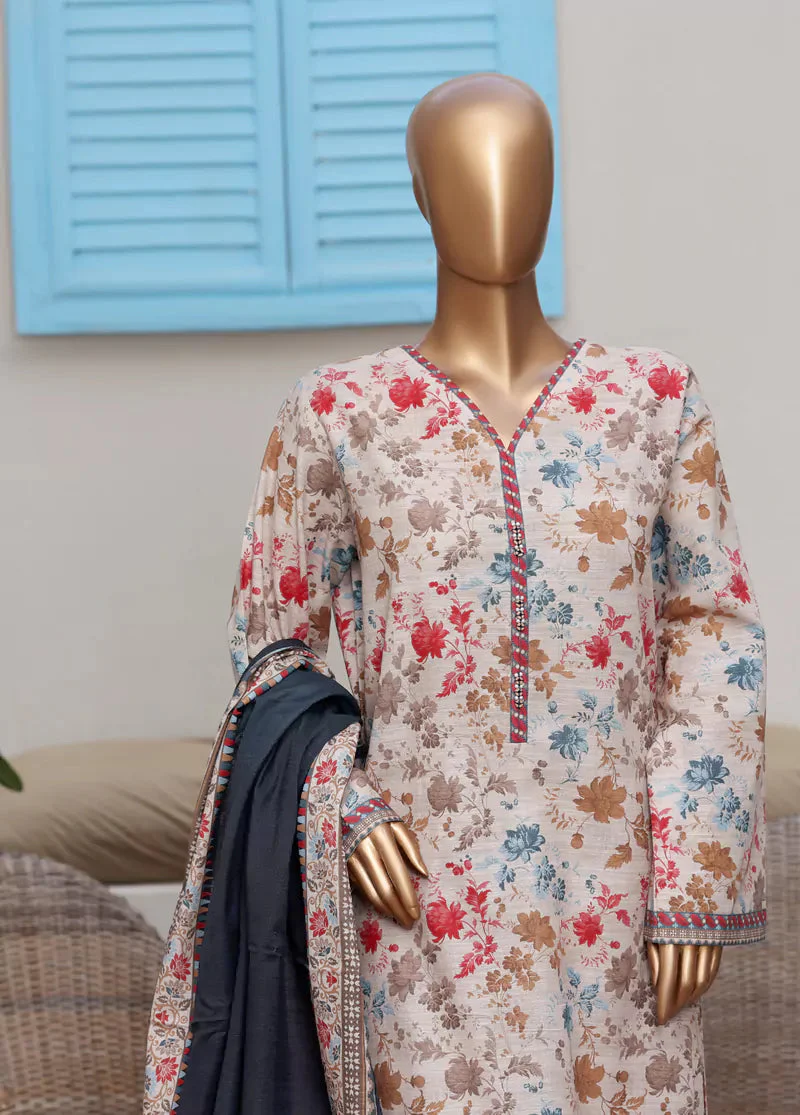 Bin Saeed WK-25172-PR Khaddar Printed 2025
