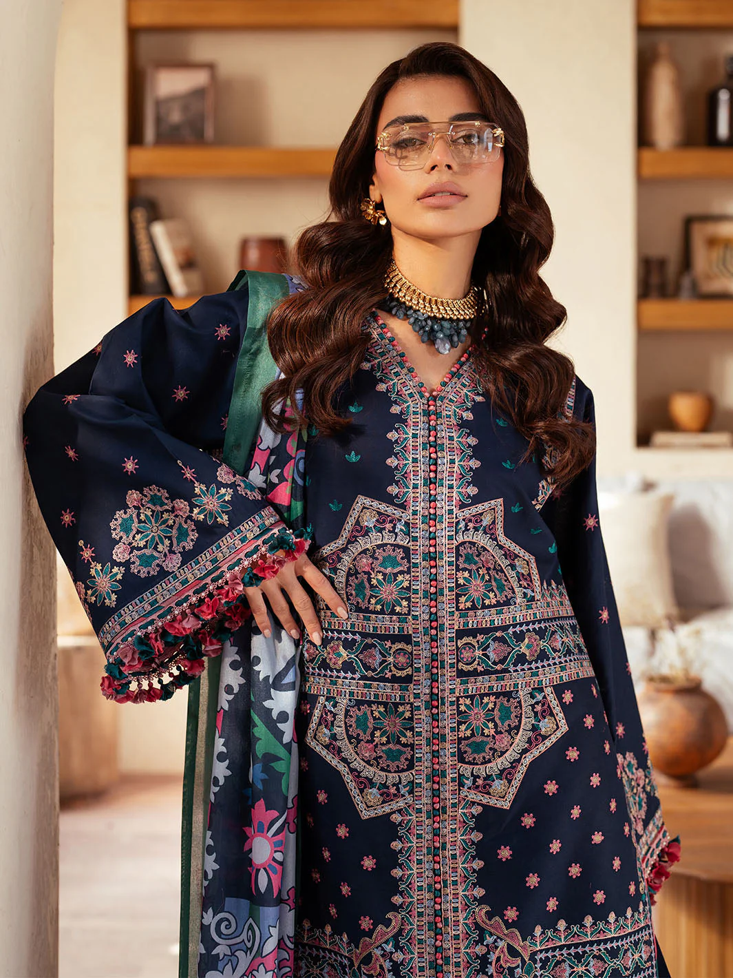 Binilyas 92 - B Mehroze Luxury Lawn 2025 - Image 2