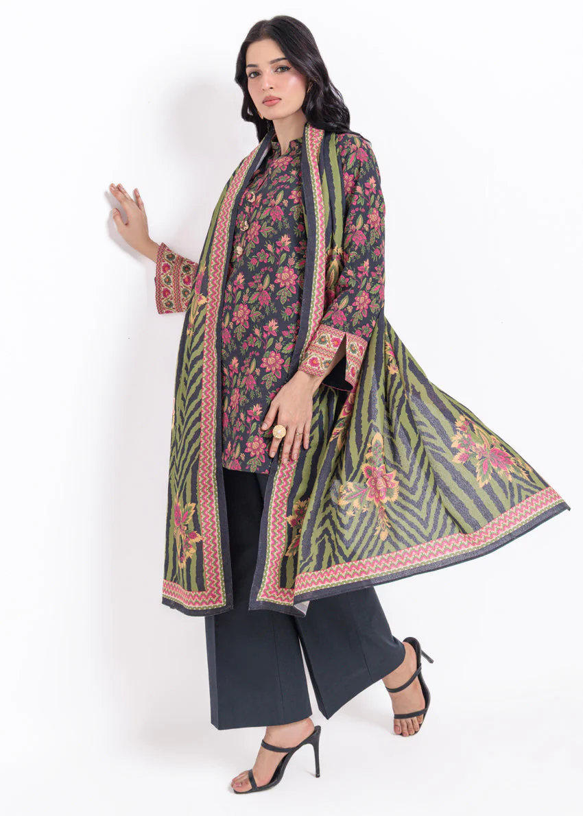 Bonanza Satrangi Flora - 3 Pc WU3PPBW25LI9O64 Winter Collection 2025 - Image 2