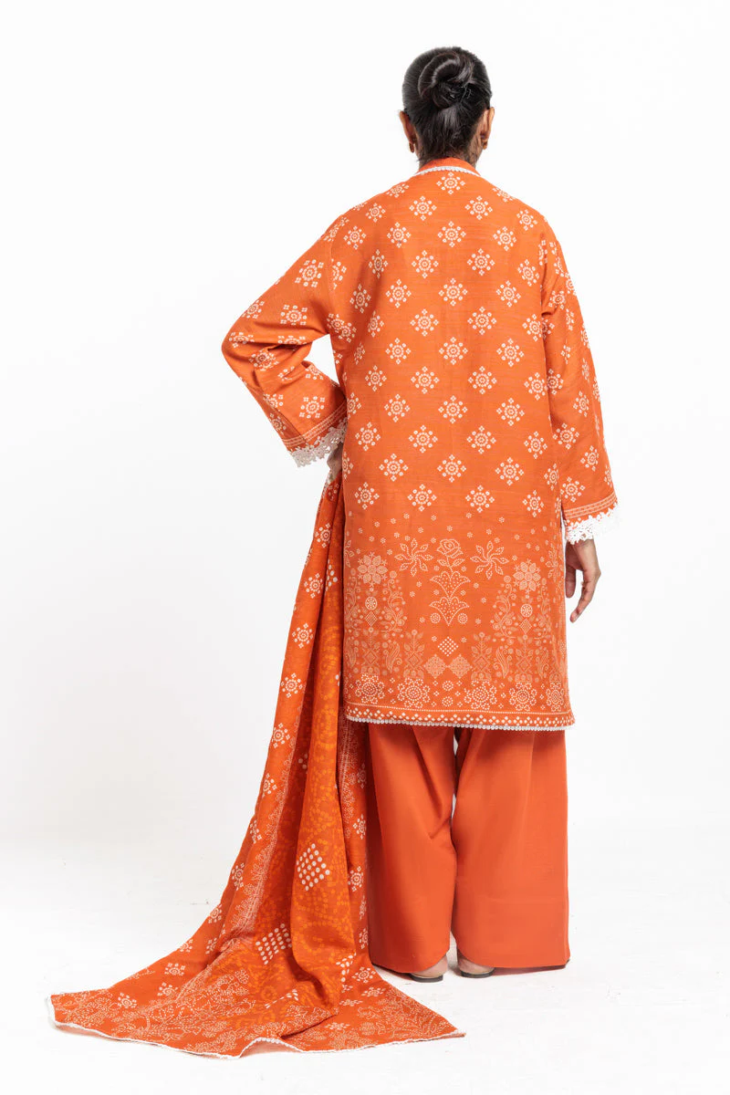 Bonanza Satrangi Rhythm Dots - 3 Pc WU3PPBW25LI9O40 Winter Collection 2025 - Image 2