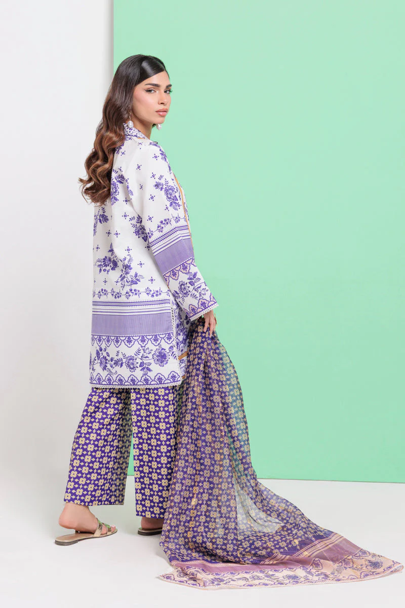 Bonanza Satrangi Tropical Breeze - 3 Pc WU3PPBS25SO8S3 Winter Collection 2025 - Image 2