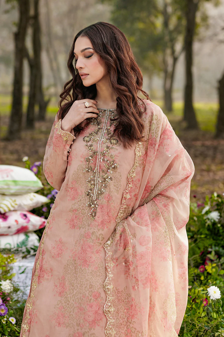 Charizma CMA-6-074 Niche Chikankari Collection 0 - Image 2
