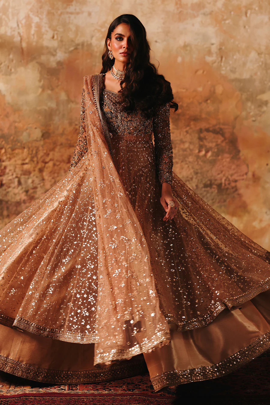 Charizma STM-5-015 - Peach Statement Luxury Formals 2026 - Image 2