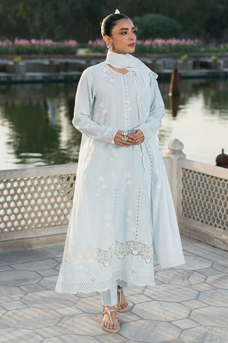 Cross Stitch Aqua Haze Chikankari Lawn 2025