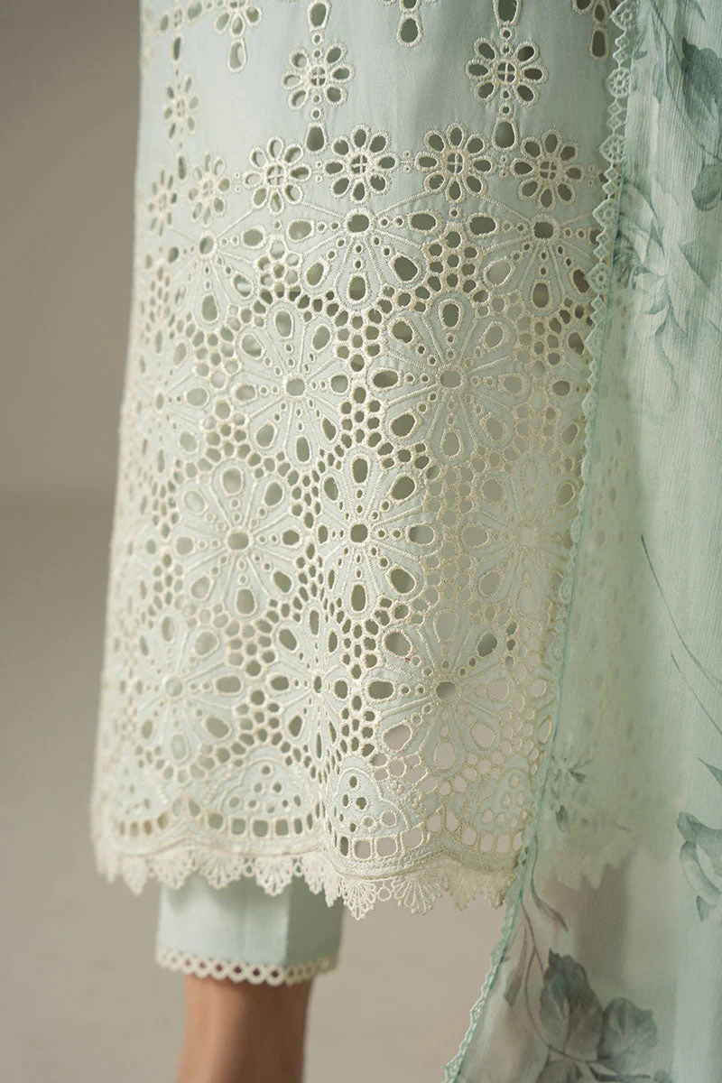 Cross Stitch Blue Aura Chikankari 2025 - Image 2