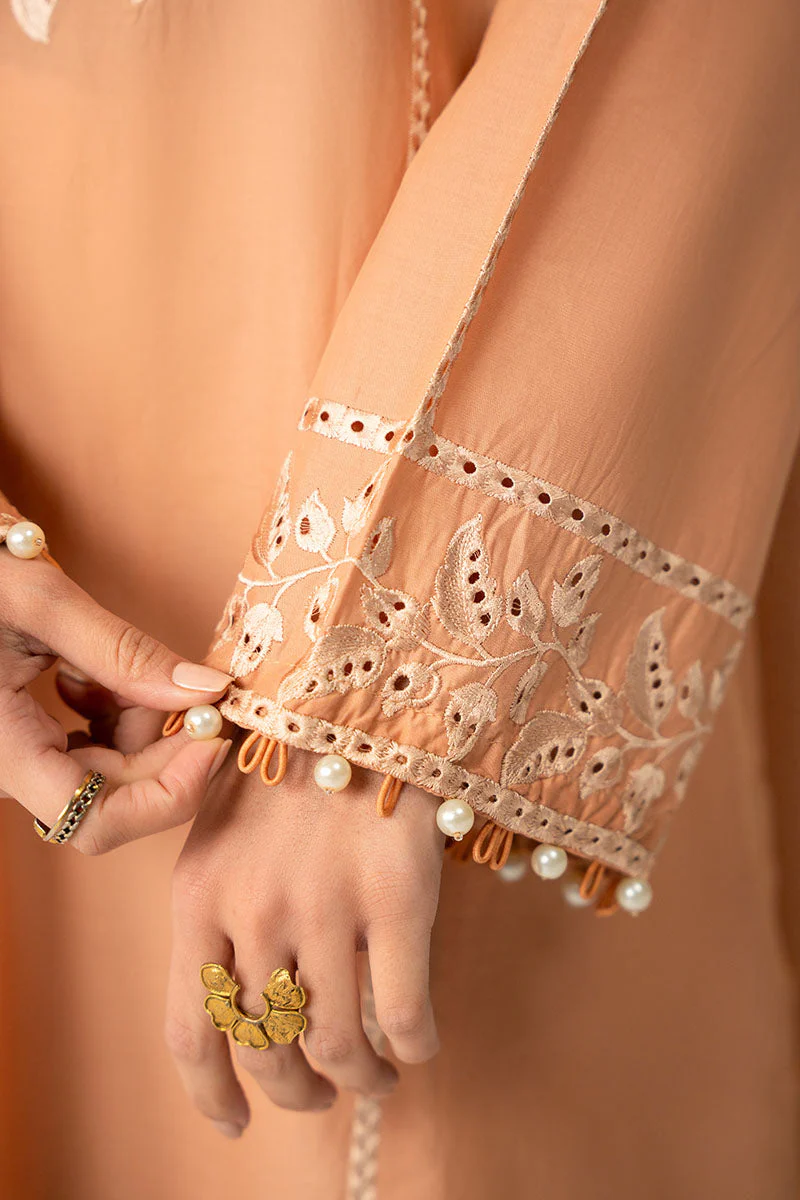 Cross Stitch Dusty Coral Eid Lawn Collection 2025 - Image 2