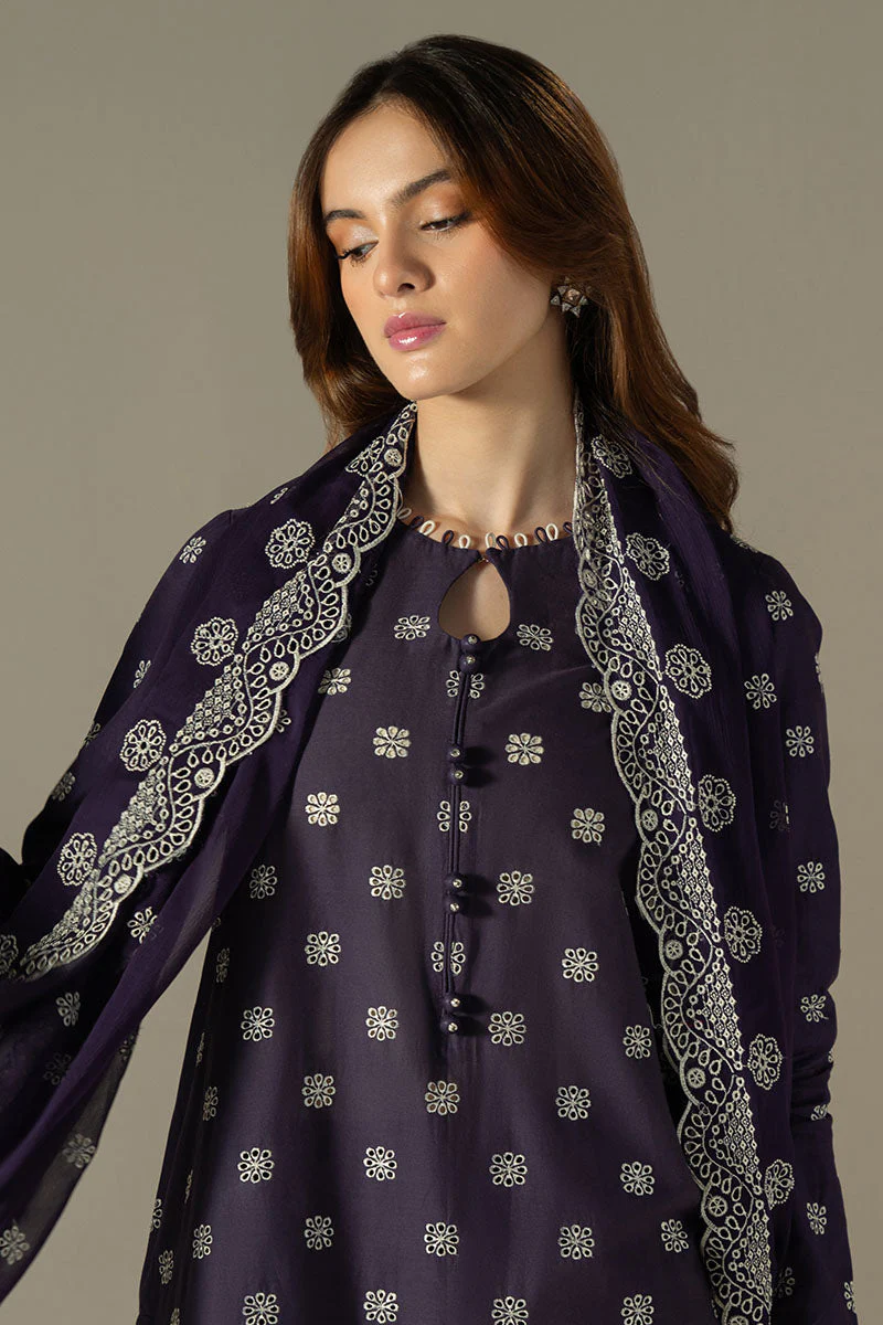 Cross Stitch Indigo Royal Chikankari 2025 - Image 2