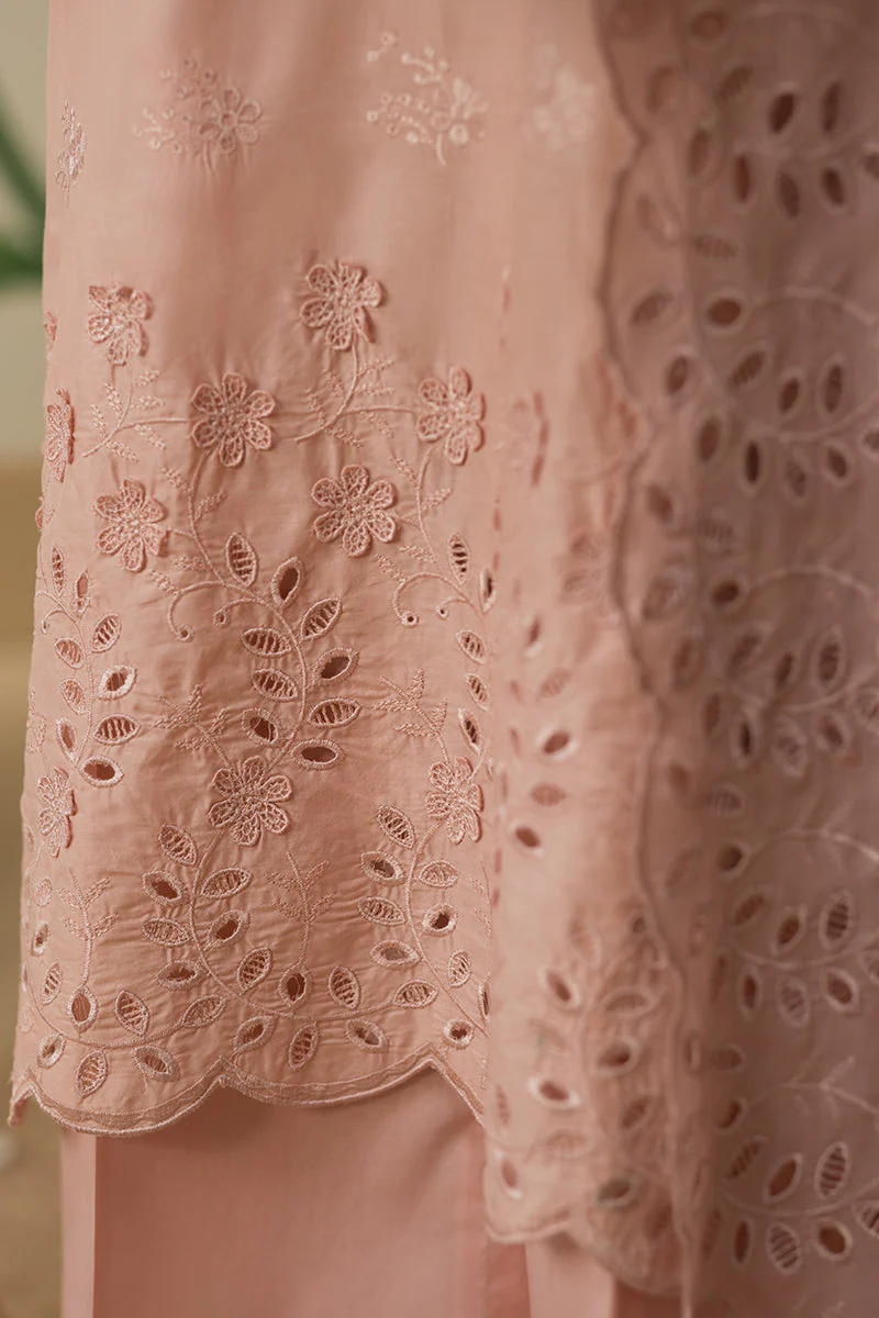 Cross Stitch Pale Mauve Chikankari 2025 - Image 2