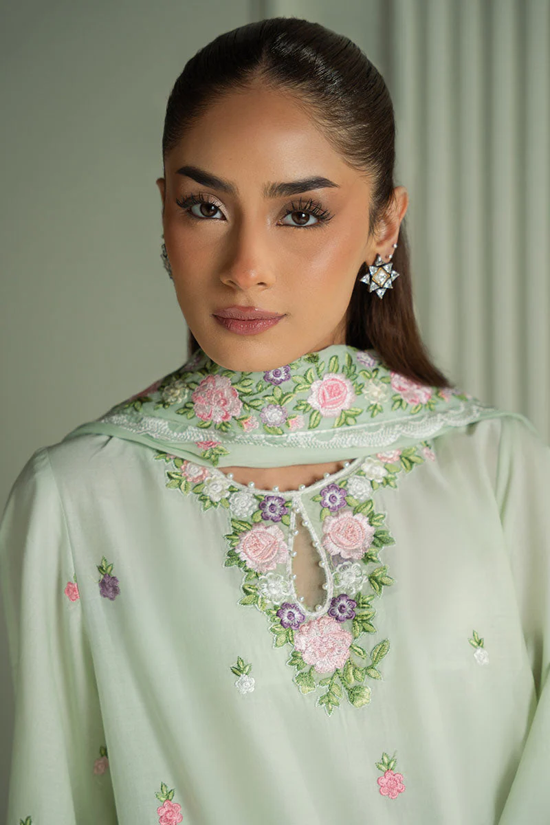 Cross Stitch Verdent Bloom Emb Lawn Mahiri 2025 - Image 2