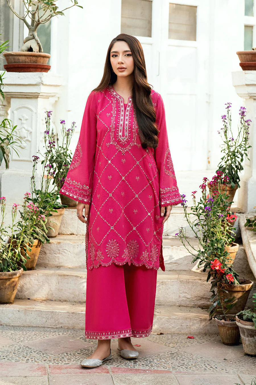 Dhanak SS25DC-2585 Pink Swiss Voile 2026