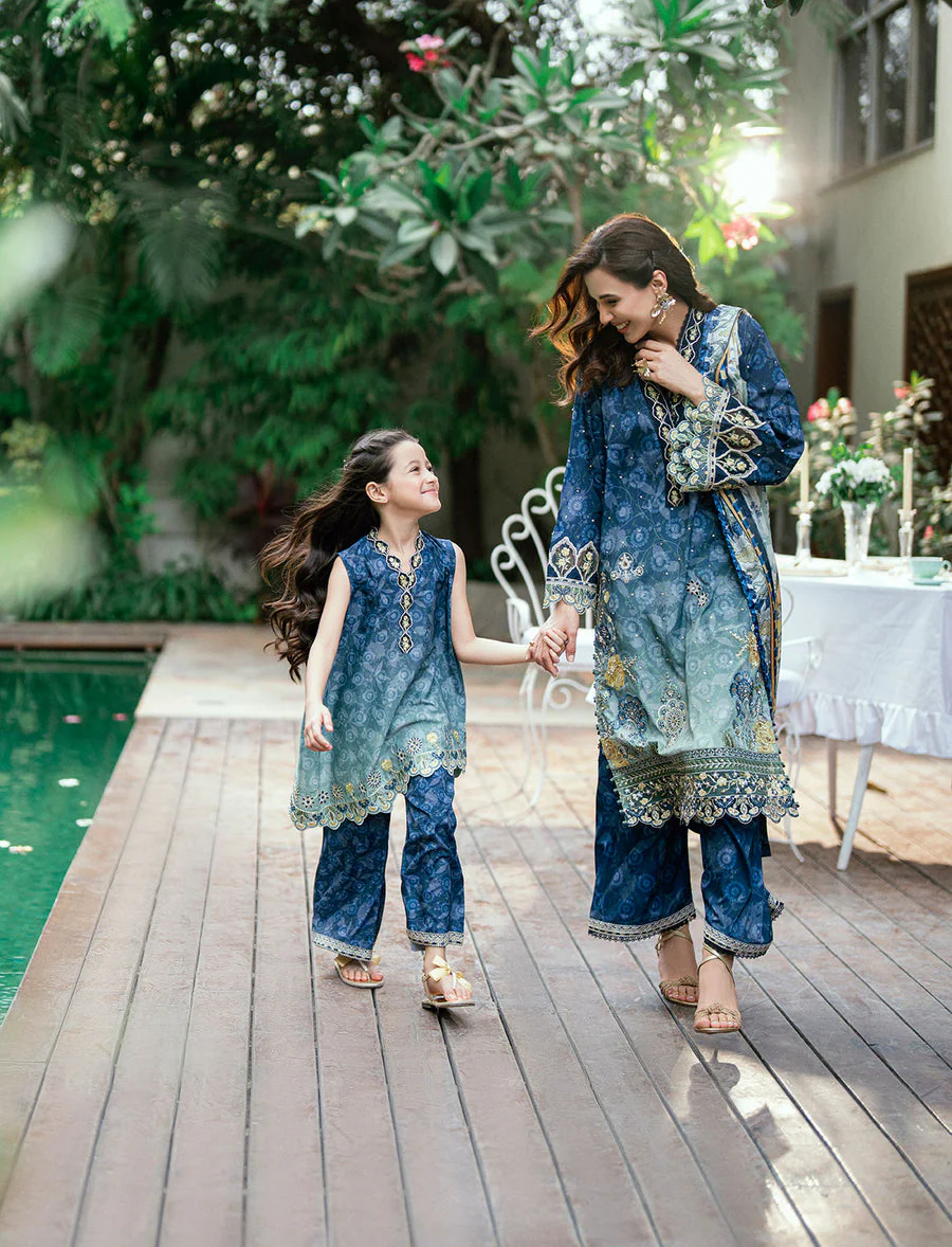 Dhanak SS25DK-0203 Navy Blue Mommy & Me Vol II 2025 - Image 2
