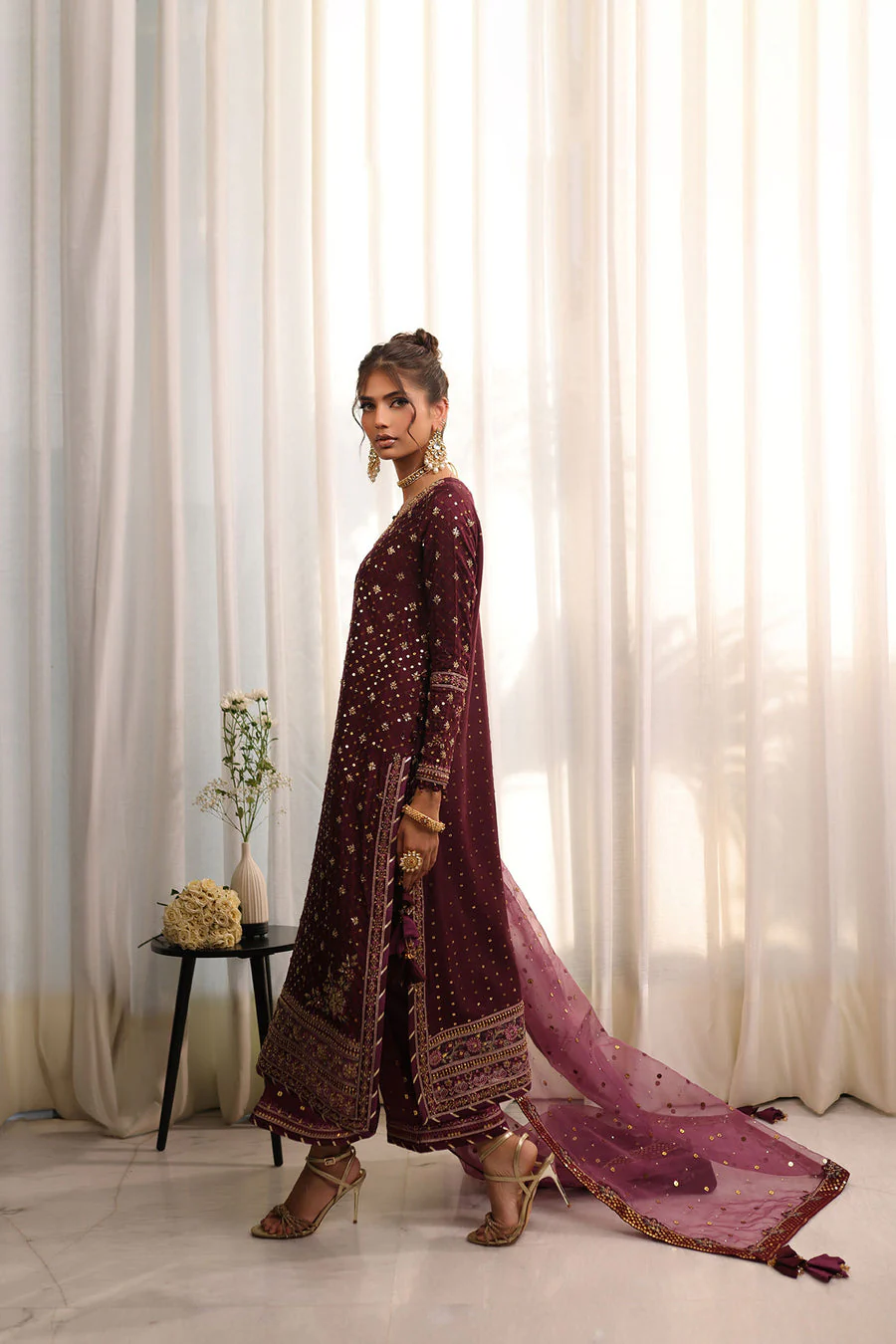 Dhanak Zylah:  SS24HF-3016 PURPLE  Couture 2026 - Image 2