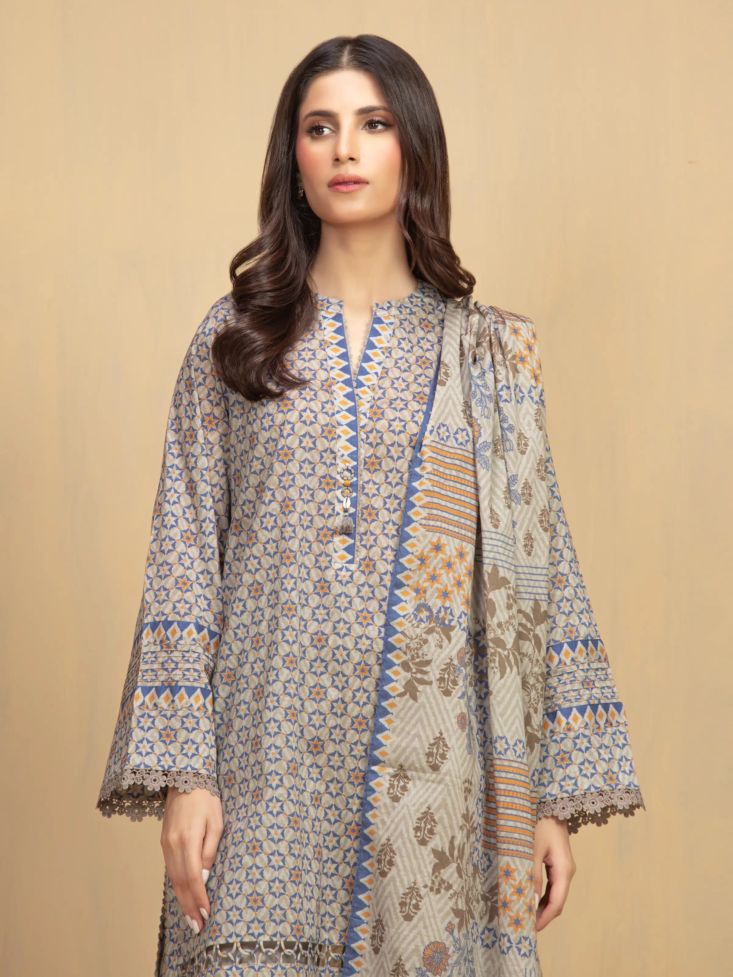 Edenrobe  EWU5A3-36003-3P Winter Collection 2025