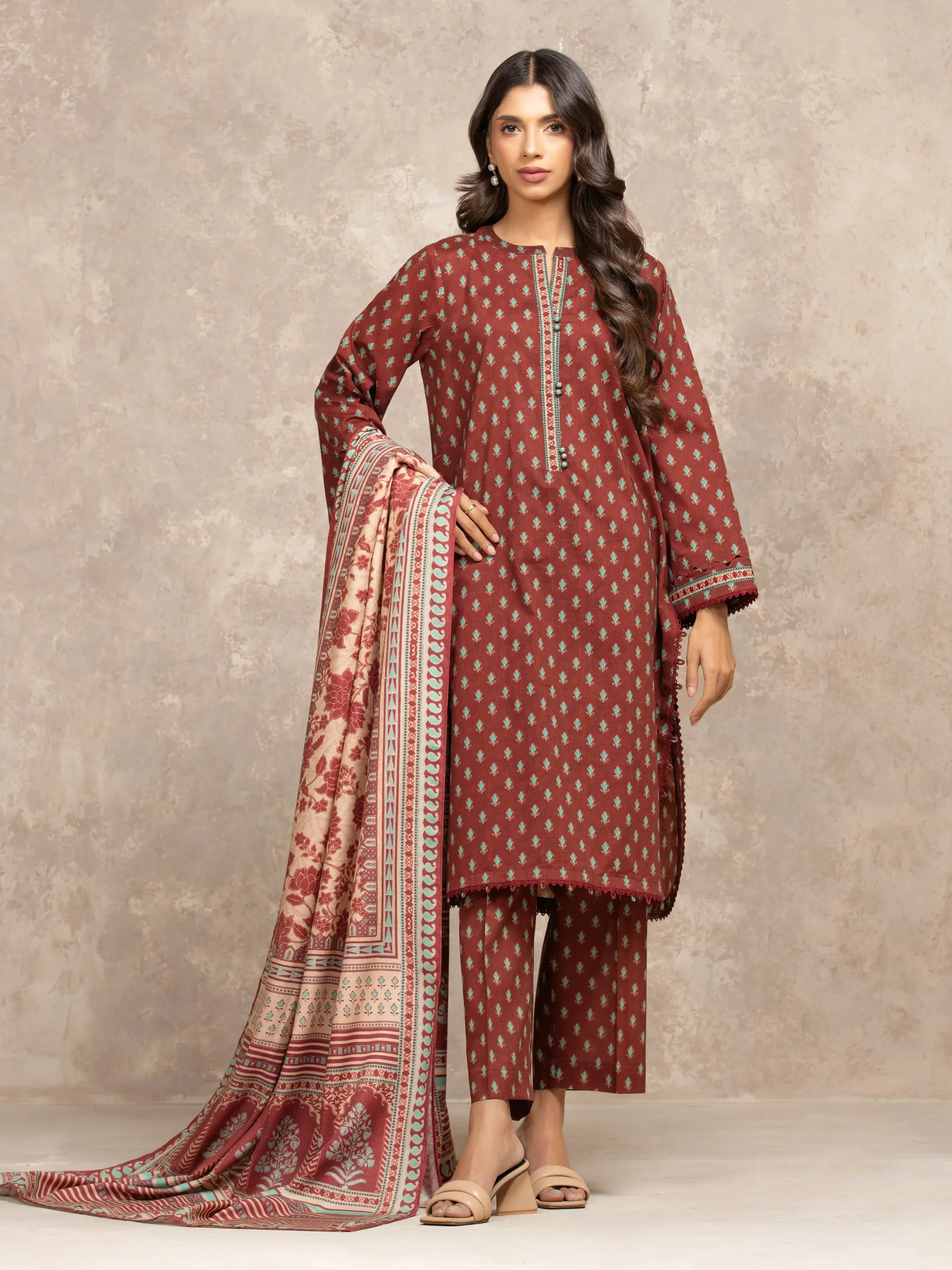 Edenrobe  EWU5M3-009-3P Winter Collection 2025