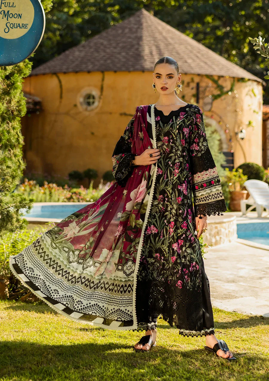 Elaf Premium ELK-08A Vista Print Chikankari Collection 2025