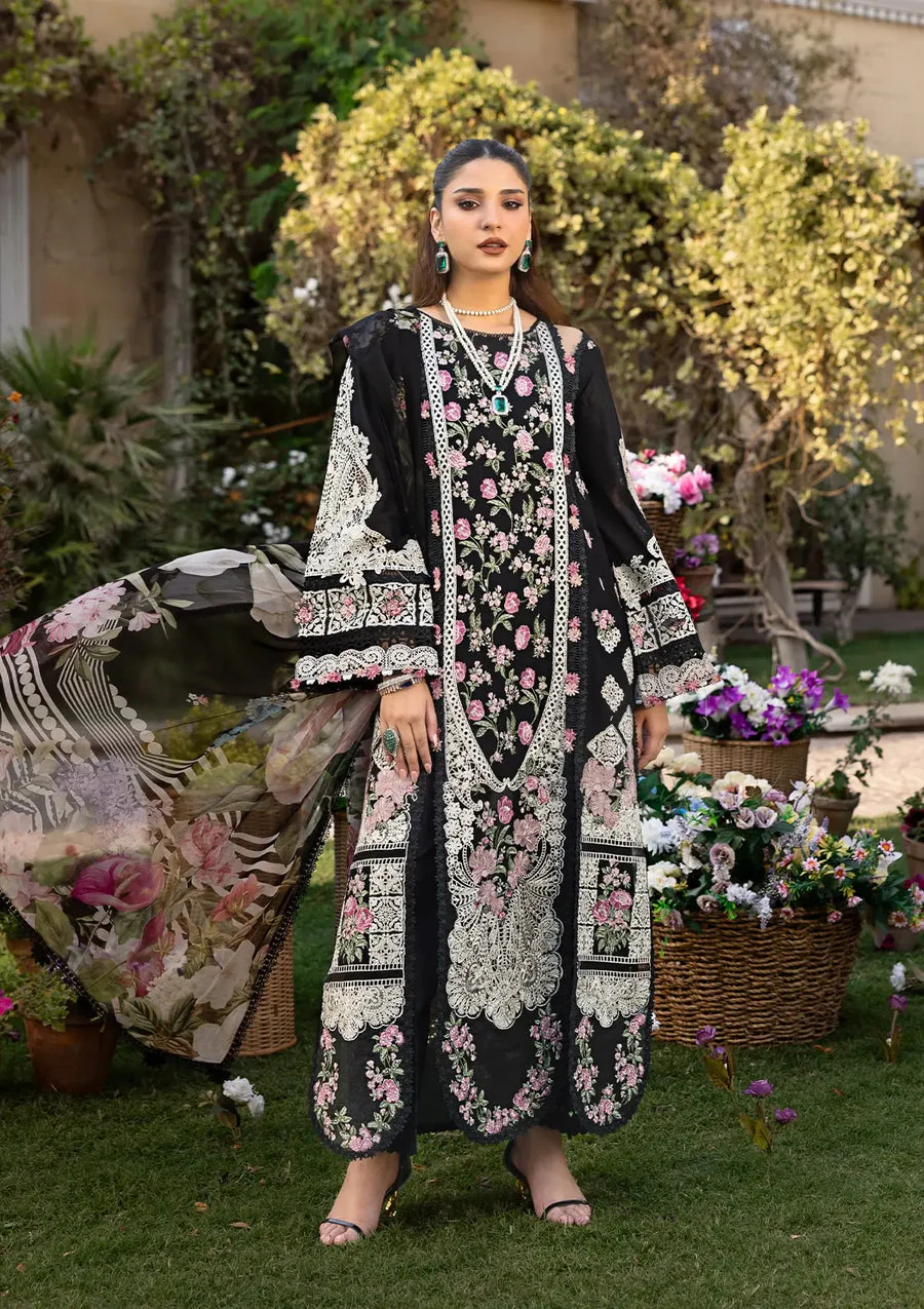Elaf Premium ELM-04 Mahjabeen Luxury Lawn 2025