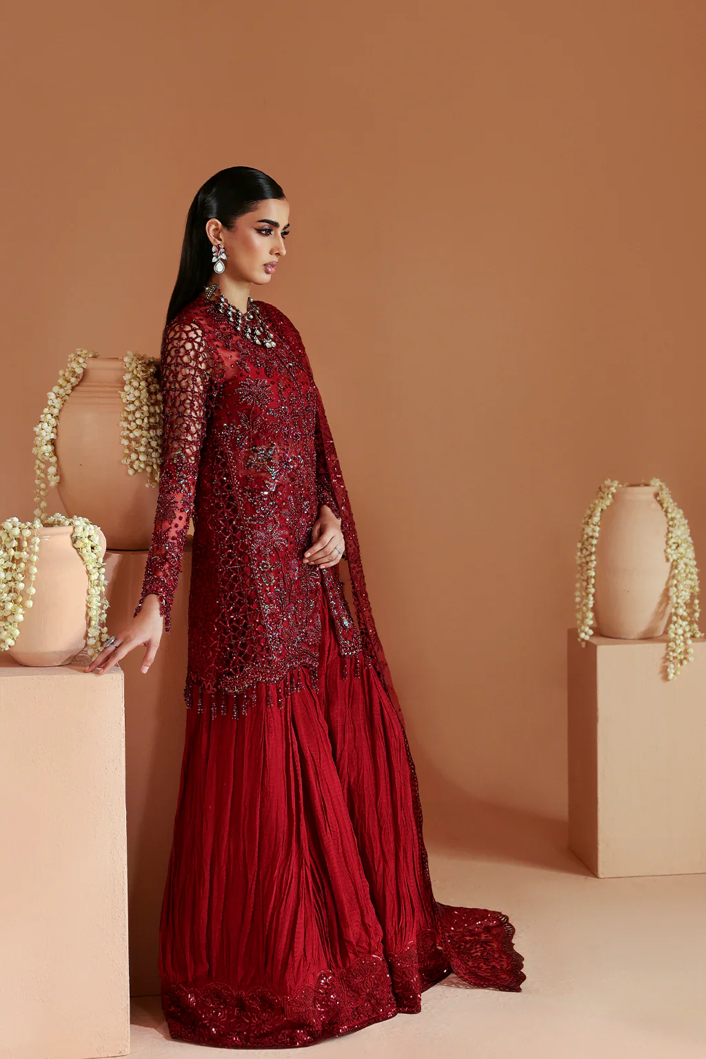 Emaan Adeel Scarlet Celestique Wedding Formals 2025 - Image 2